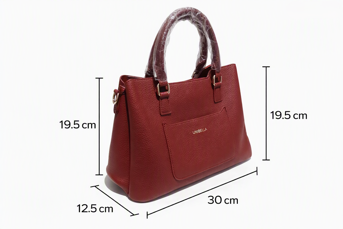 Cartera Unibella Rojo Carmín