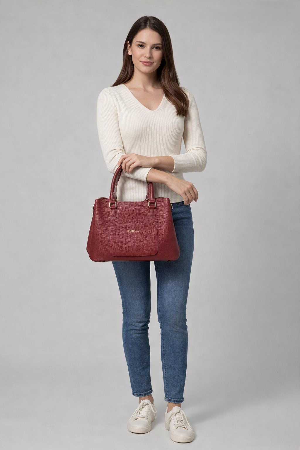 Cartera Unibella Rojo Carmín