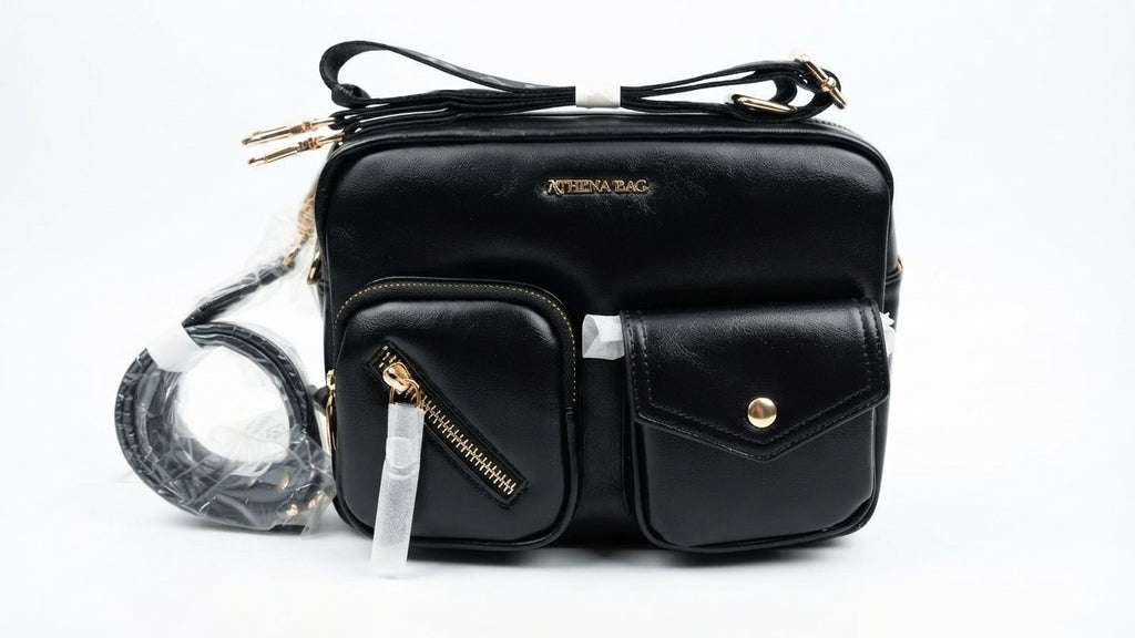Morral Athena Bag White/ Black - Premium