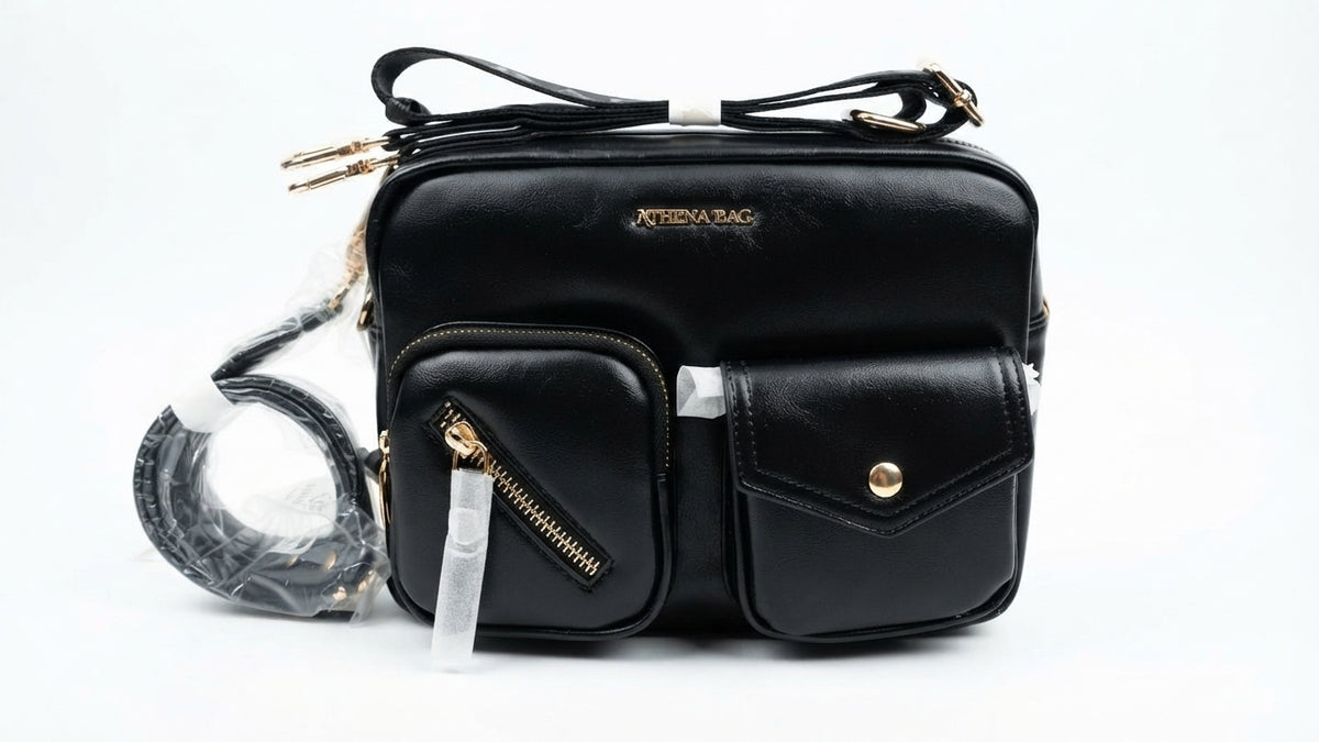 Morral Athena Bag White/ Black - Premium