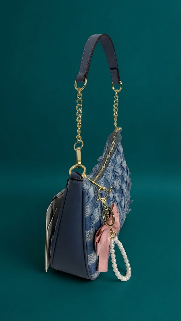 Baguette Athena Bag Índigo 38