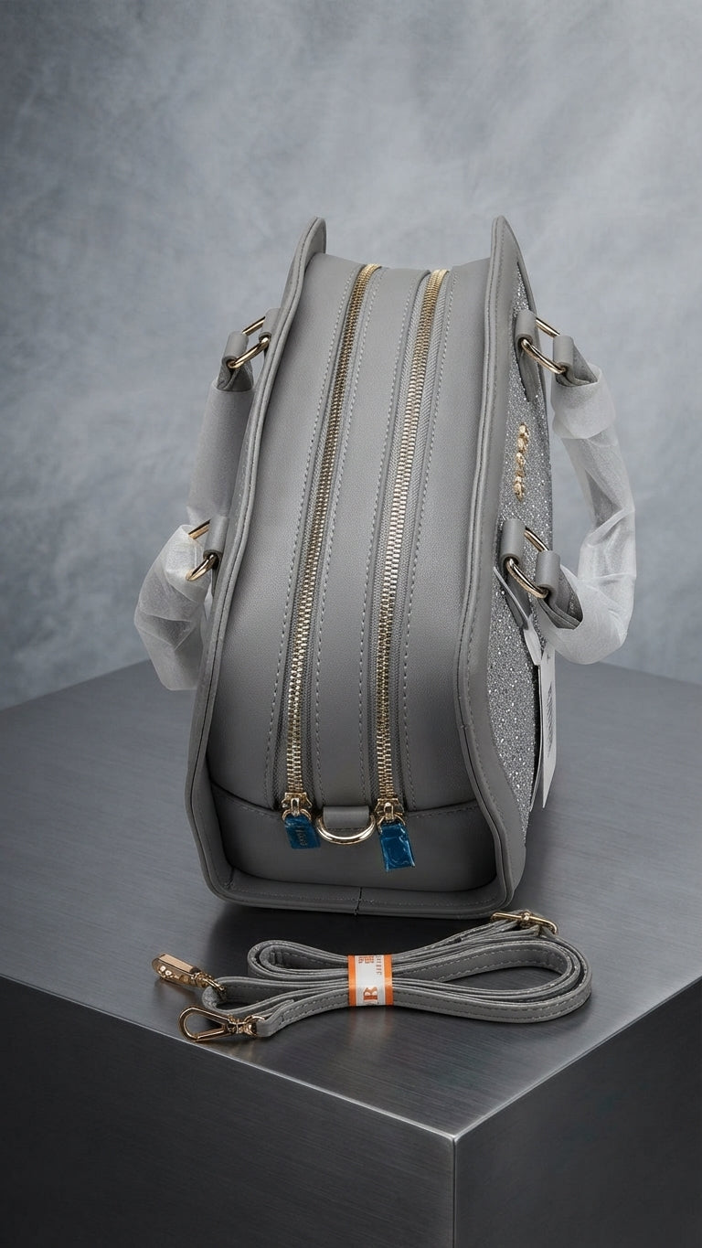 Cartera estructurada GLAMOR Platinado