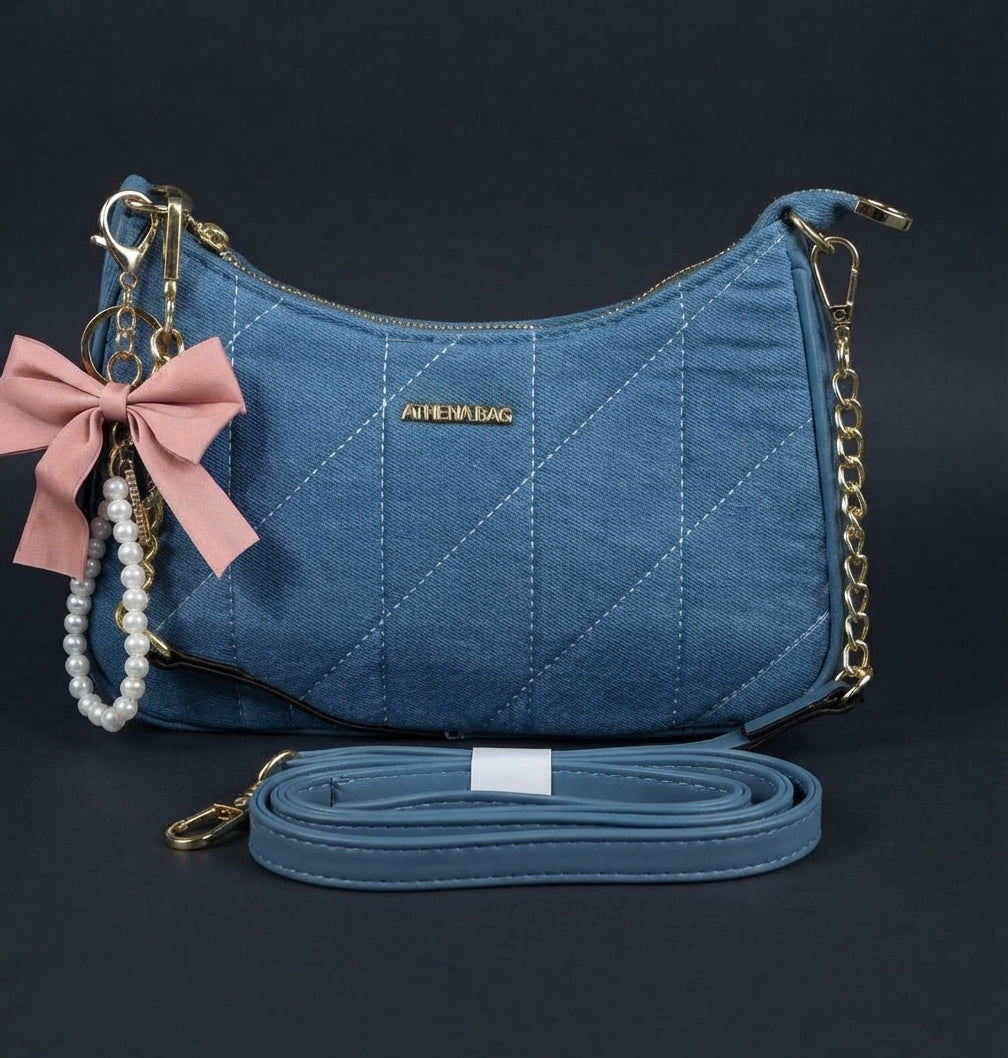 Baguette Athena Bag Índigo 39