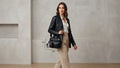 Morral Athena Bag White/ Black - Premium