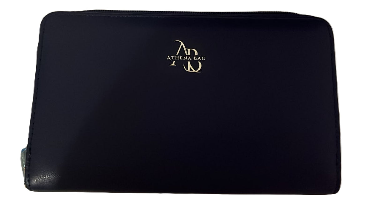 Cartera + billetera Estructurada Athena Bag Blue & Pink